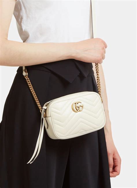 gucci marmont ivory mini bucket bag|Gucci bag builders bucket.